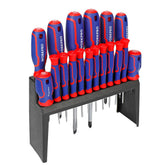 WORKPRO WP200506 18 Parça Duvar Askı Aparatlı Profesyonel CR - V Manyetik Tornavida Seti - Onivias